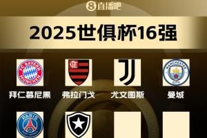 开云体育国际版-世俱杯16强已出炉6席：B组巴黎、博塔弗戈晋级，马竞出局